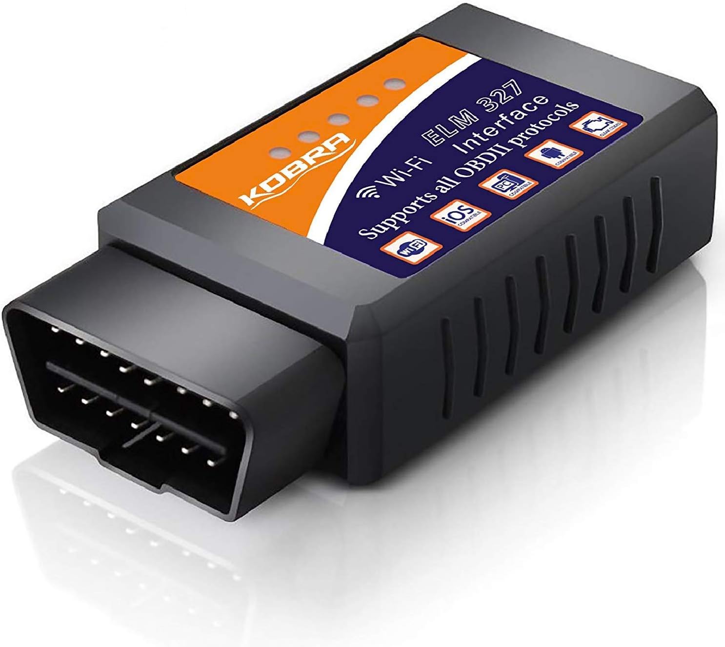 OBD2 Scanner & WIFI Car Code Reader โ Clears Check Engine Light Instantly โ Diagnose 3000 Car Codes - Wireless Car Diagnostic Scanner โ Auto Scanner For 1996+ Vehicles (iOS & Android Devices Only) (1)