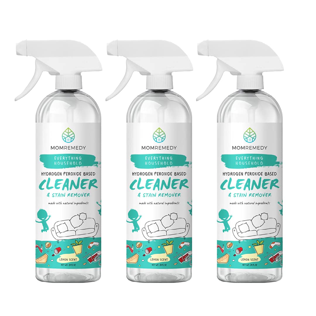 Hydrogen Peroxide Cleaner | All Purpose Cleaning Spray | Multipurpose Home Cleaner | Fabric and Laundry Stain Remover | All Surface Kitchen and Bathroom | Non-Toxic | Bundle Pack
