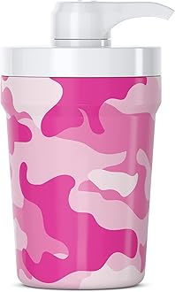 PumpCup Portable Hand Sanitizer Dispenser for Car Cup Holders (Pink Camo)