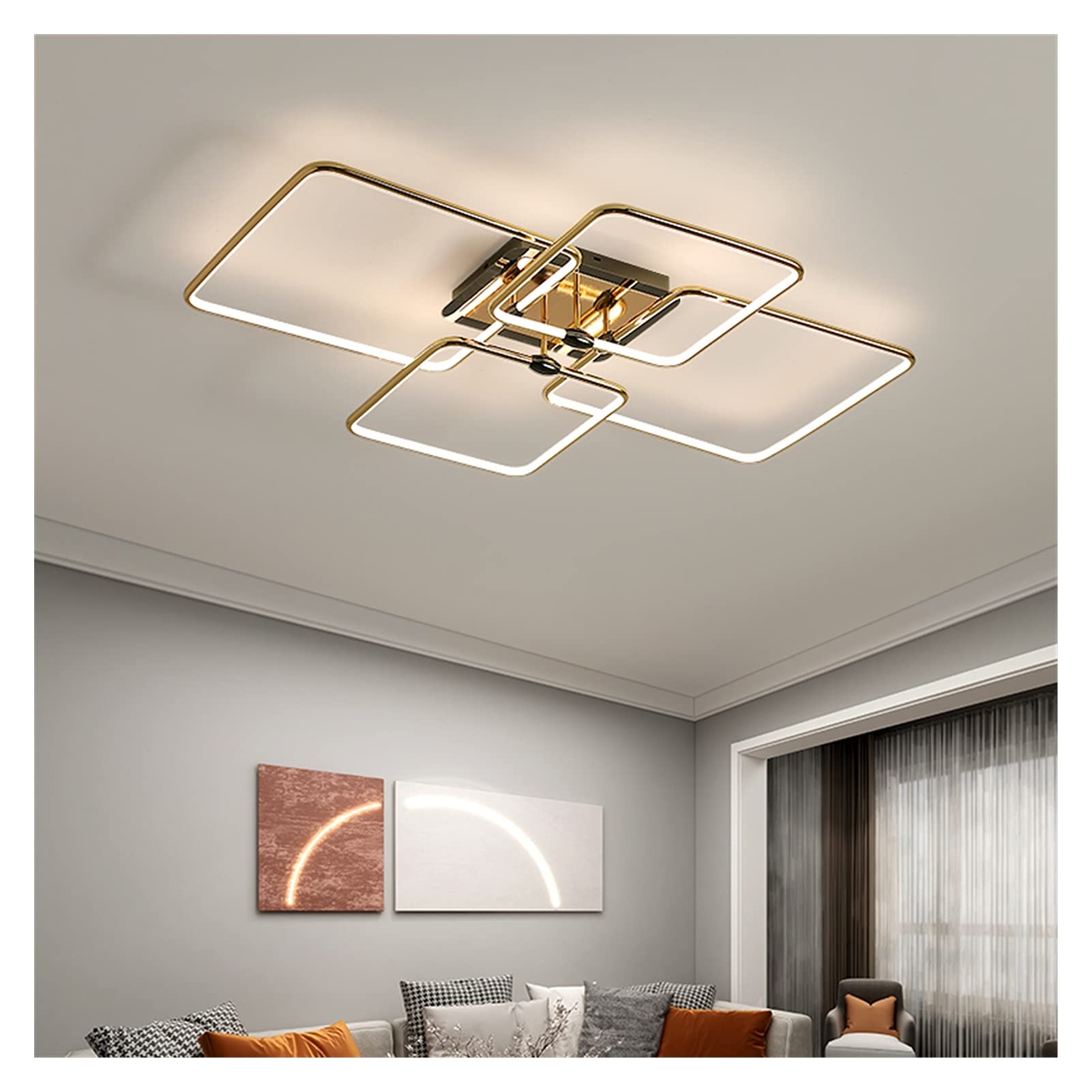 Chandelier, Arrival Ceiling Chandelier for Living Room Bedroom Dining Room Bar Gold Color Indoor Hanging Chandeliers Fixtures