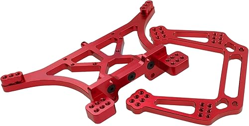 Miniatura 10 de ShareGoo - Soportes de torre de choque delantero y trasero de metal, parte mejorada de 3638 3639, compatible con Traxxas Slash 2WD Rustler VXL