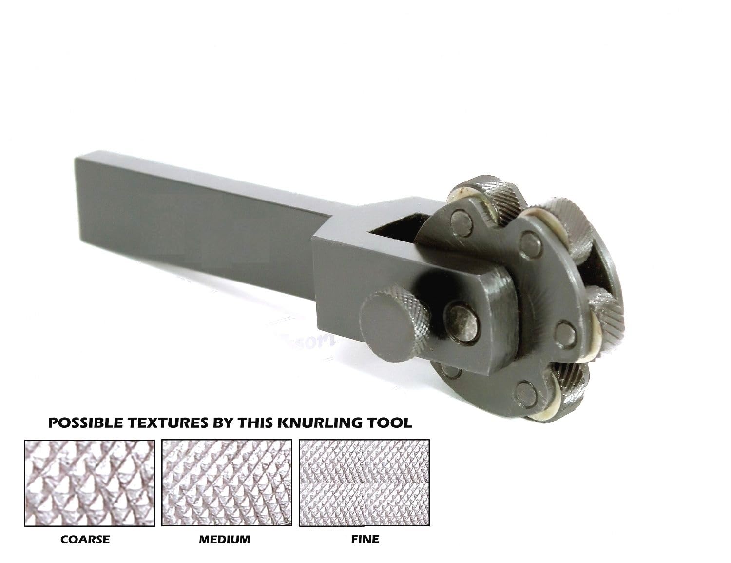Herramienta de moleteado de torno multitextura 6 ruedas 3/8 x 7/8 x 5-1/2 pulgadas