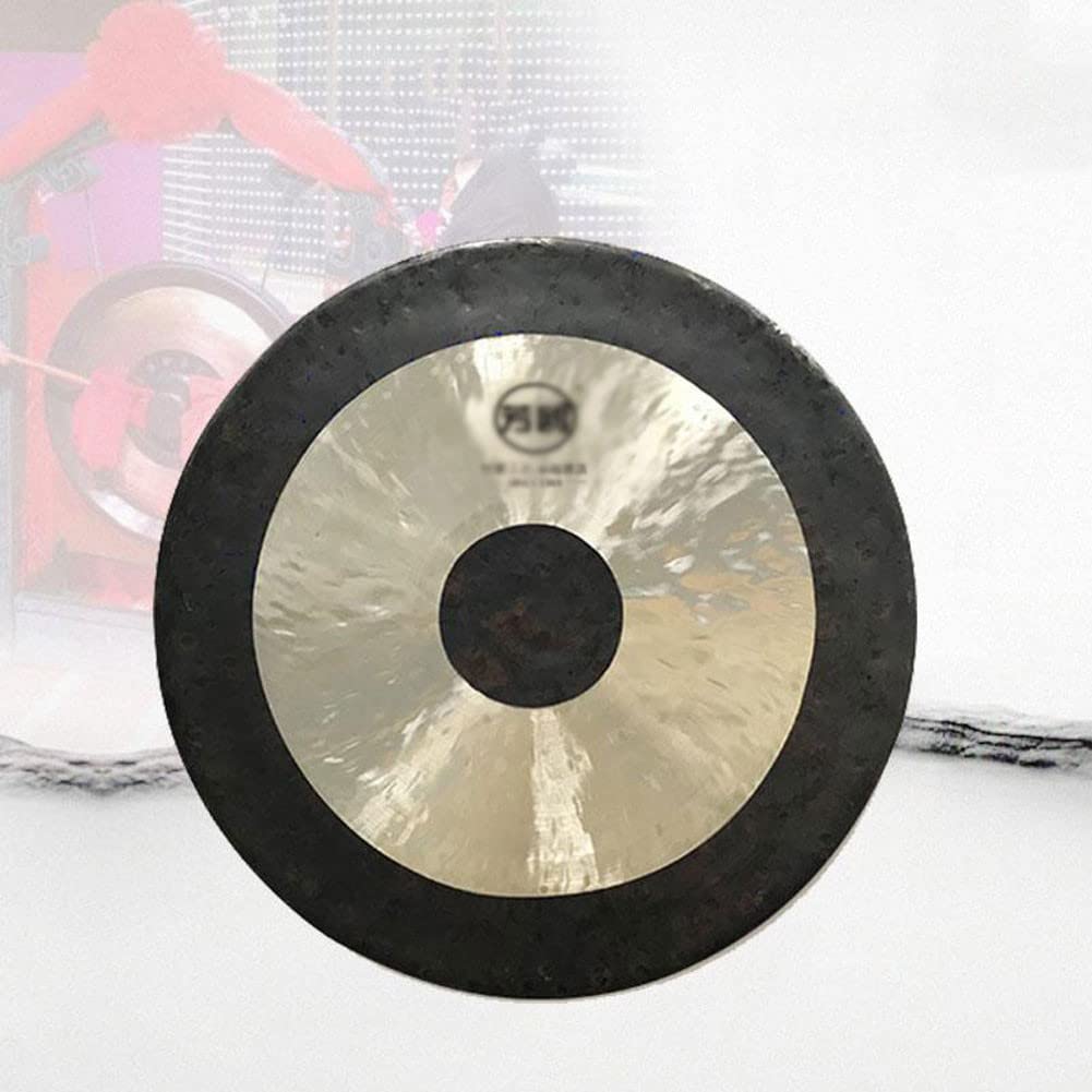 Gong und Trommel， Japanischer Gong Authentischer Gong Gong Instrument Handgefertigte Percussion-Gongs Tibetische Gongs Riesengongs(55cm)