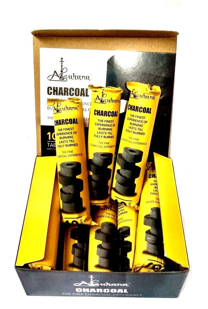 Sethi Traders Carbon Alsuhana Hookah Coil Charcoal Sheesha Magic Sulphur Free Coal - (Black) Pack of 20 (B08TBRLF75) Amazon Price History, Amazon Price Tracker