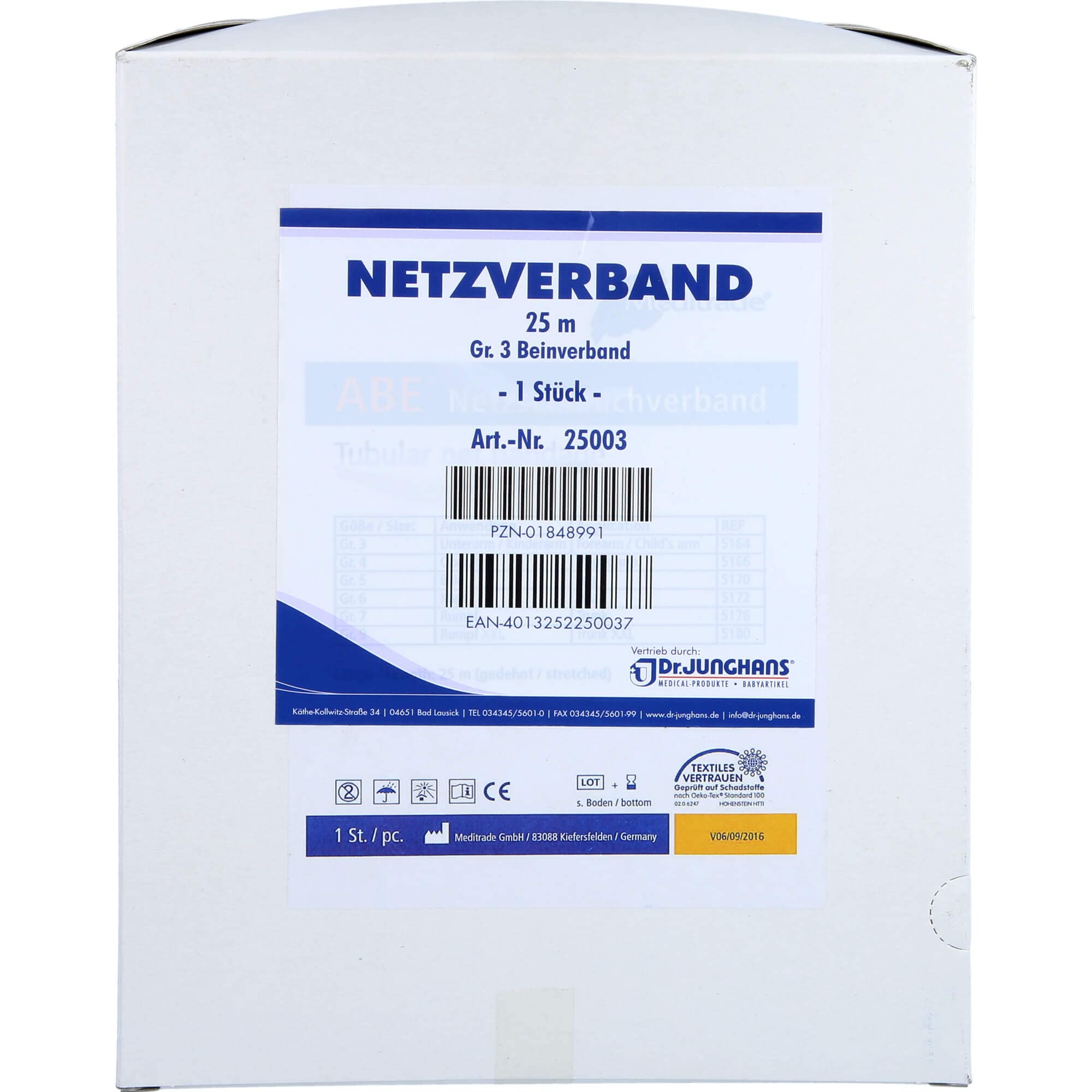 Netzverband Bein Medizinische Wundpflege Mesh Atmungsaktive