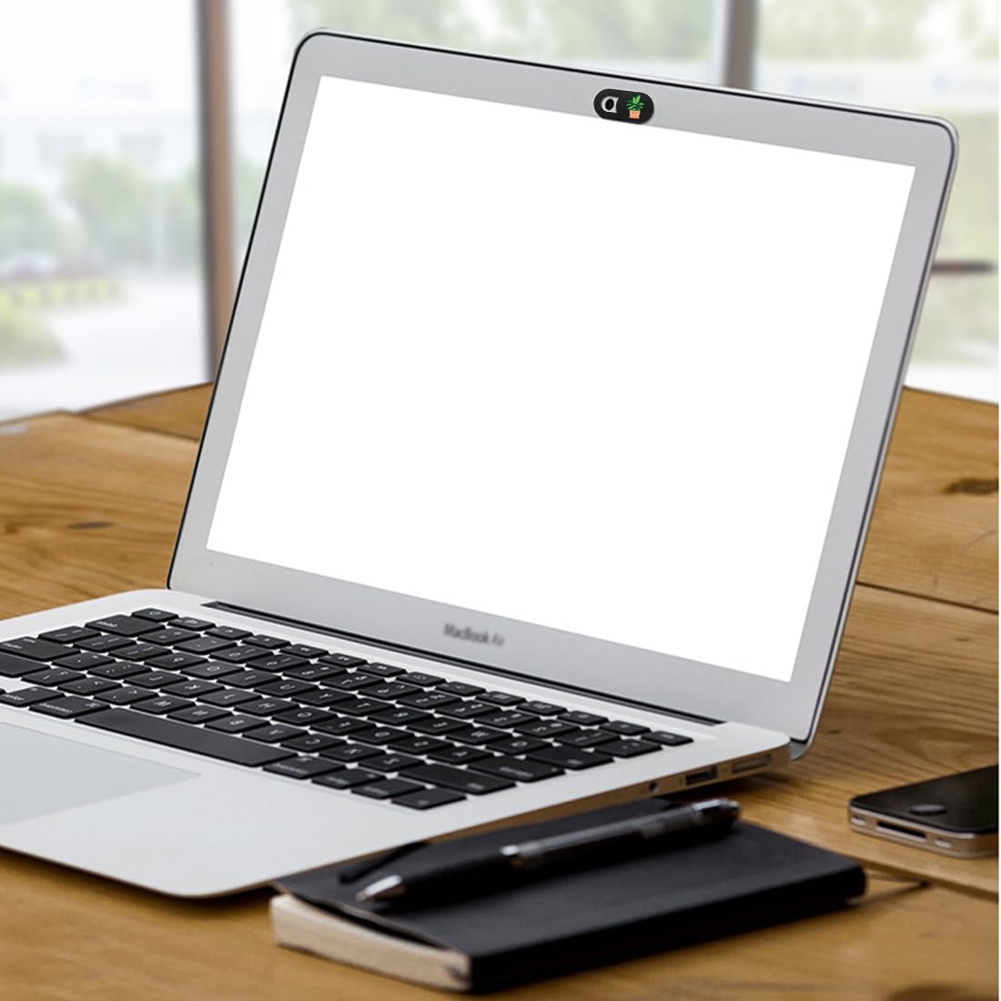Set Copri Webcam Ultrasottile con Motivo Vegetale per Protezione Privacy 6 Pezzi