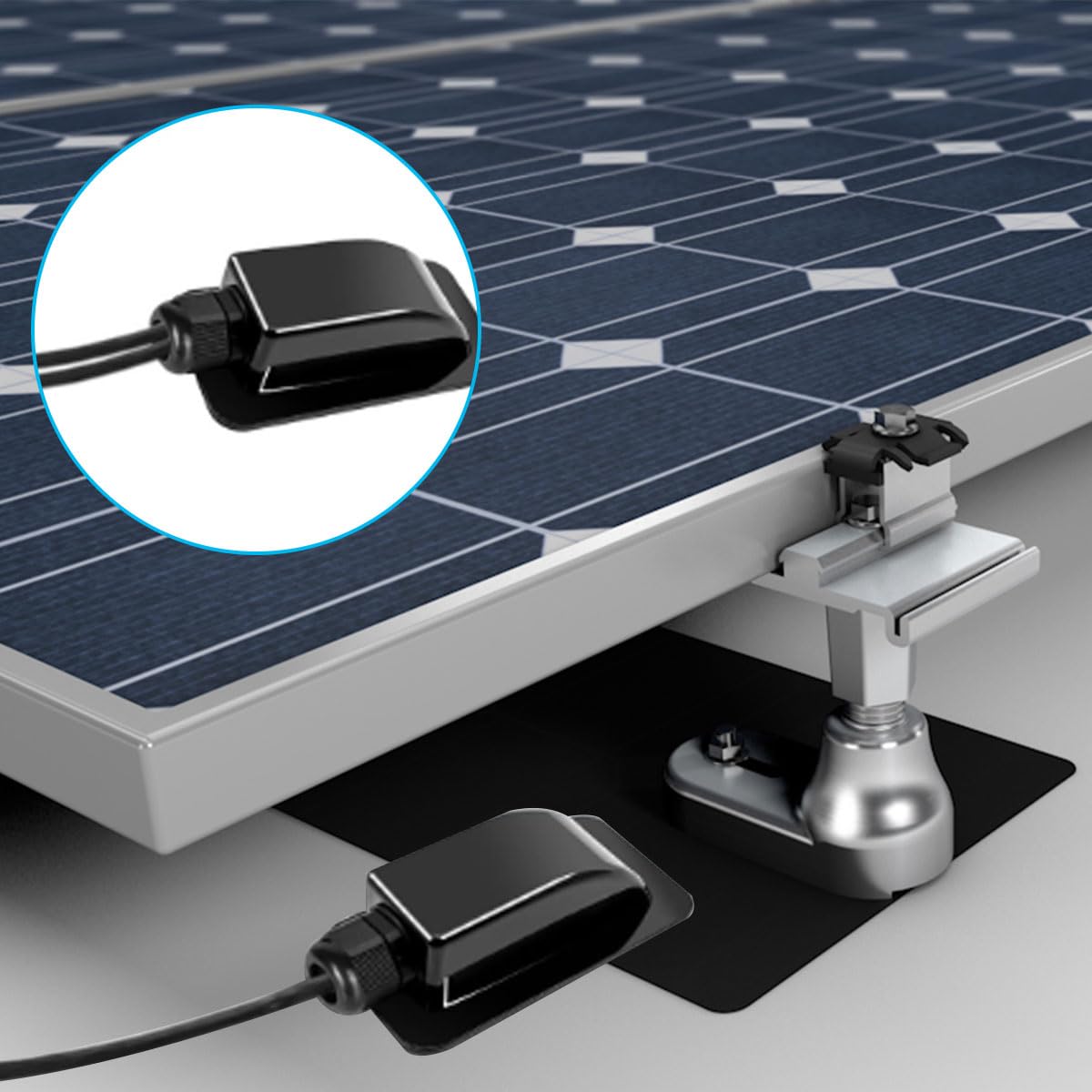 Solarny przepust ścienny, dławik kablowy, 1-krotny, 2 sztuki, przepust kablowy, wodoszczelny przepust dachowy, przepust kablowy do satelity solarnej, klimatyzatora, przyczepy kempingowej, łodzi,
