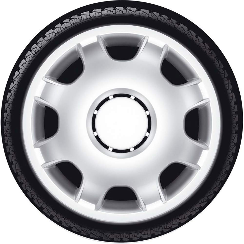 AutoStyle Copricerchi Universali 16 Pollici – Set Da 4 In ABS Argento – Modello California PP 9156SL - 3