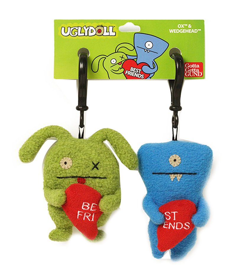 GUND UGLYDOLL Valentine BFF Keychain Set 4037584