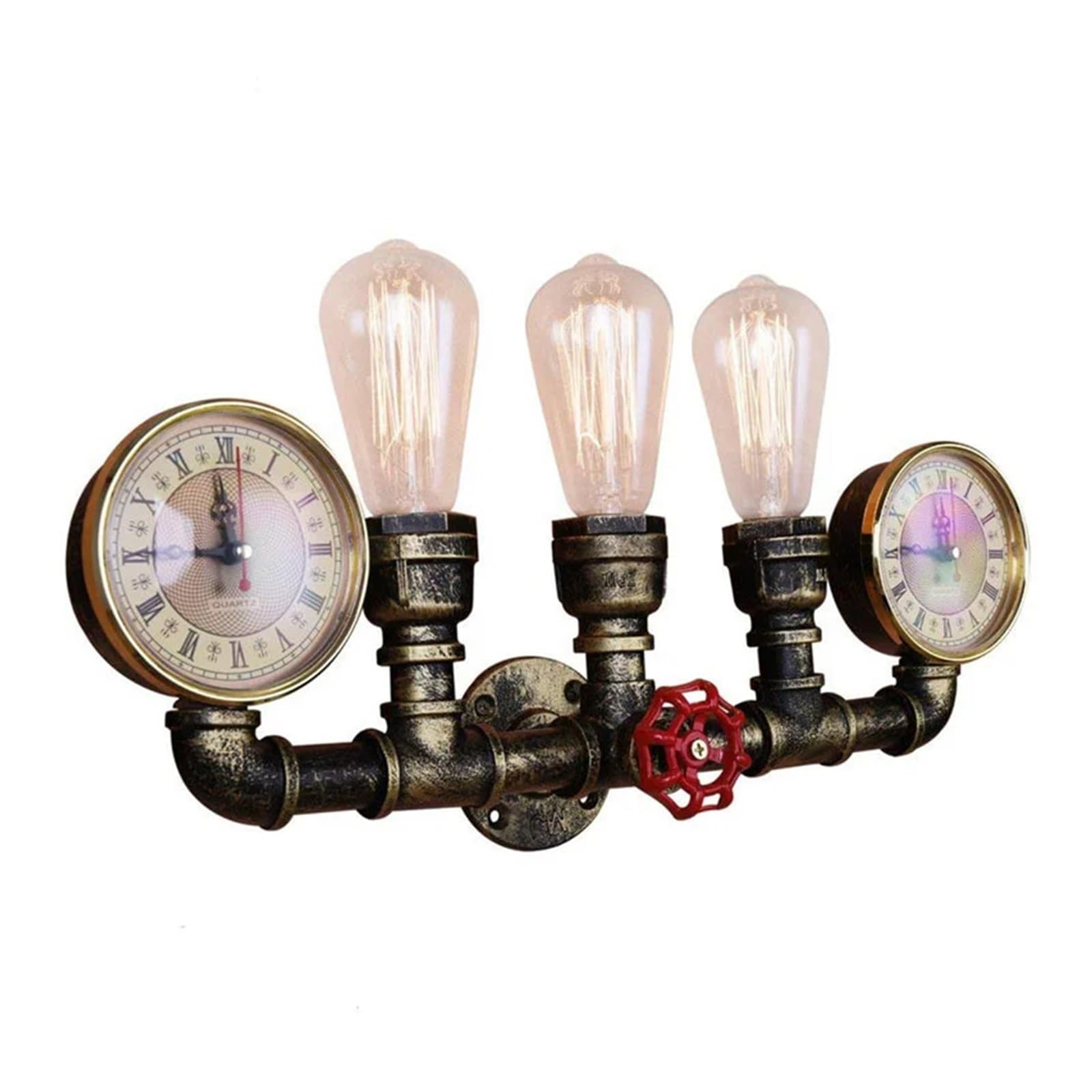 MESOVFCA Industrial Style V-intage Wall Sconce Tubing Bar Restaurant Hallway Lobby Bar Wall Sconce