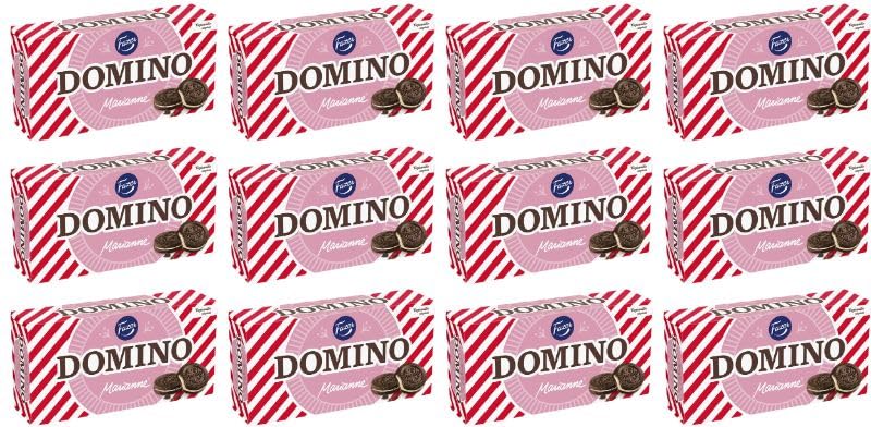 Fazer Domino Marianne Biscuits 12 Kisten mit 350 g 147,6 Unzen