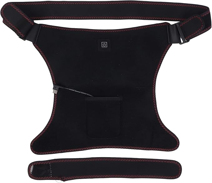 Hamstring Heat Pad, Lower Back Hip Heating Belt, Heated Groin Support
