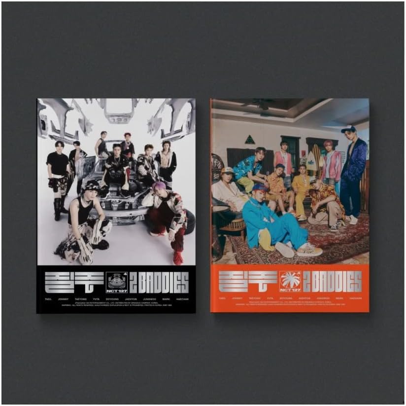 DREAMUS NCT 127-2 Baddies [Photobook ver.] 4th Album+Folded Poster (Faster+2 Baddies ver. Set)
