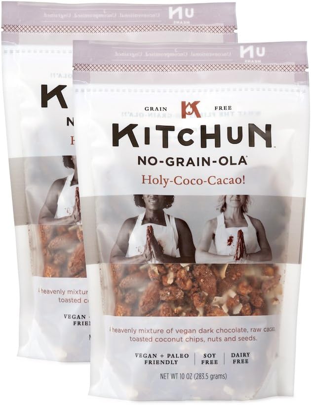 KITCHUN No-Grain-Ola, Holy Coco Cacao!, 10 Ounce (Pack of 2)