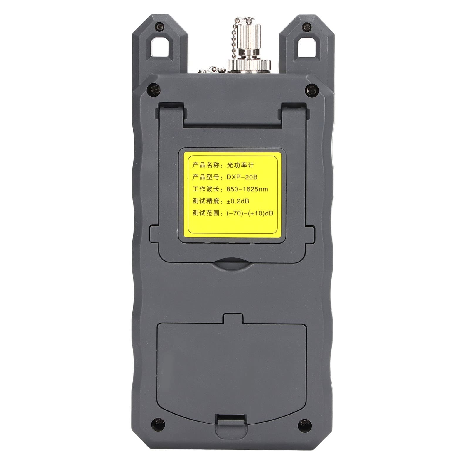 Eujgoov Fibra Ottica Power Meter, Fibra Ottica Auto (-70) to (+10) dB Misuratore di Potenza a Fibra Ottica, Precisione ±0,2 dB, 180x83x28mm