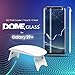 Galaxy S9 Plus Screen Protector, [Dome Glass] Full Coverage 3D Curved Tempered Glass Shield [Liquid Dispersion Tech] Easy Install by Whitestone for Samsung Galaxy S9+ (2018) - 1 Pack