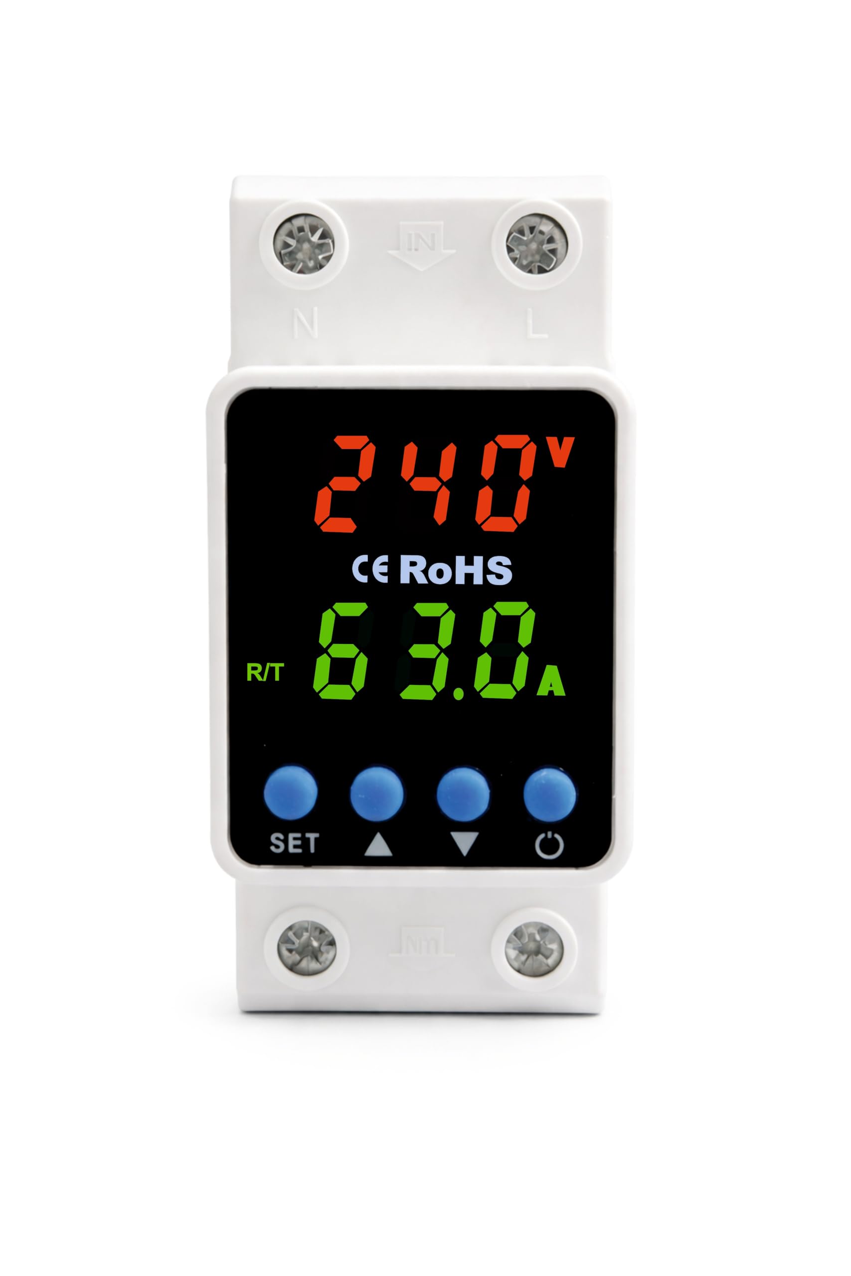Advanced Adjustable Over & Under Voltage Protector Relay with Overcurrent Protection | 63A 230V DIN Rail Mounted | Auto Reconnect | Fast 0.1s Response | Home & Industrial Use (YD-VA4)-image-14