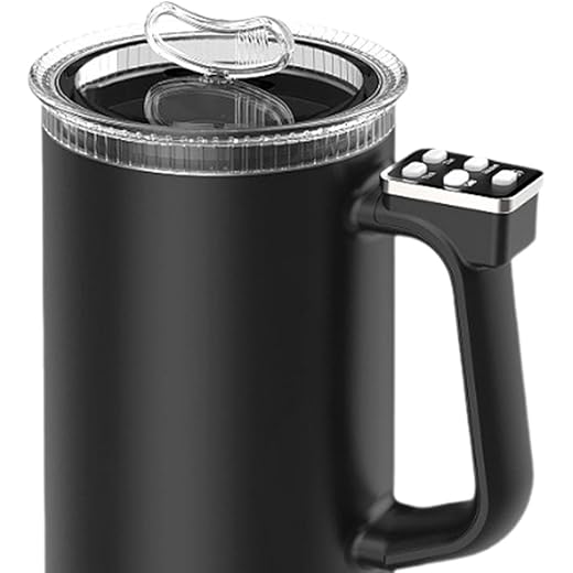 SAZ DEKOR? Milk Frother 11.8oz/350ml Electric Milk Frother and Steamer for Coffee Latte|Home Items for Living Room, Home & Garden, Home Product, Flower Planters for Home-office-Lawns|