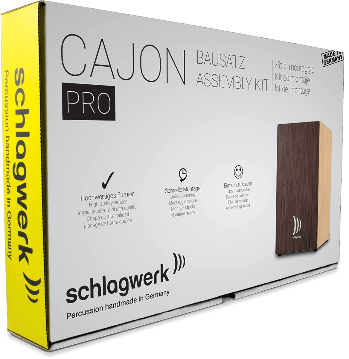 Schlagwerk CBA3SW Cajon Bausatz PRO Wenge, Größe: L