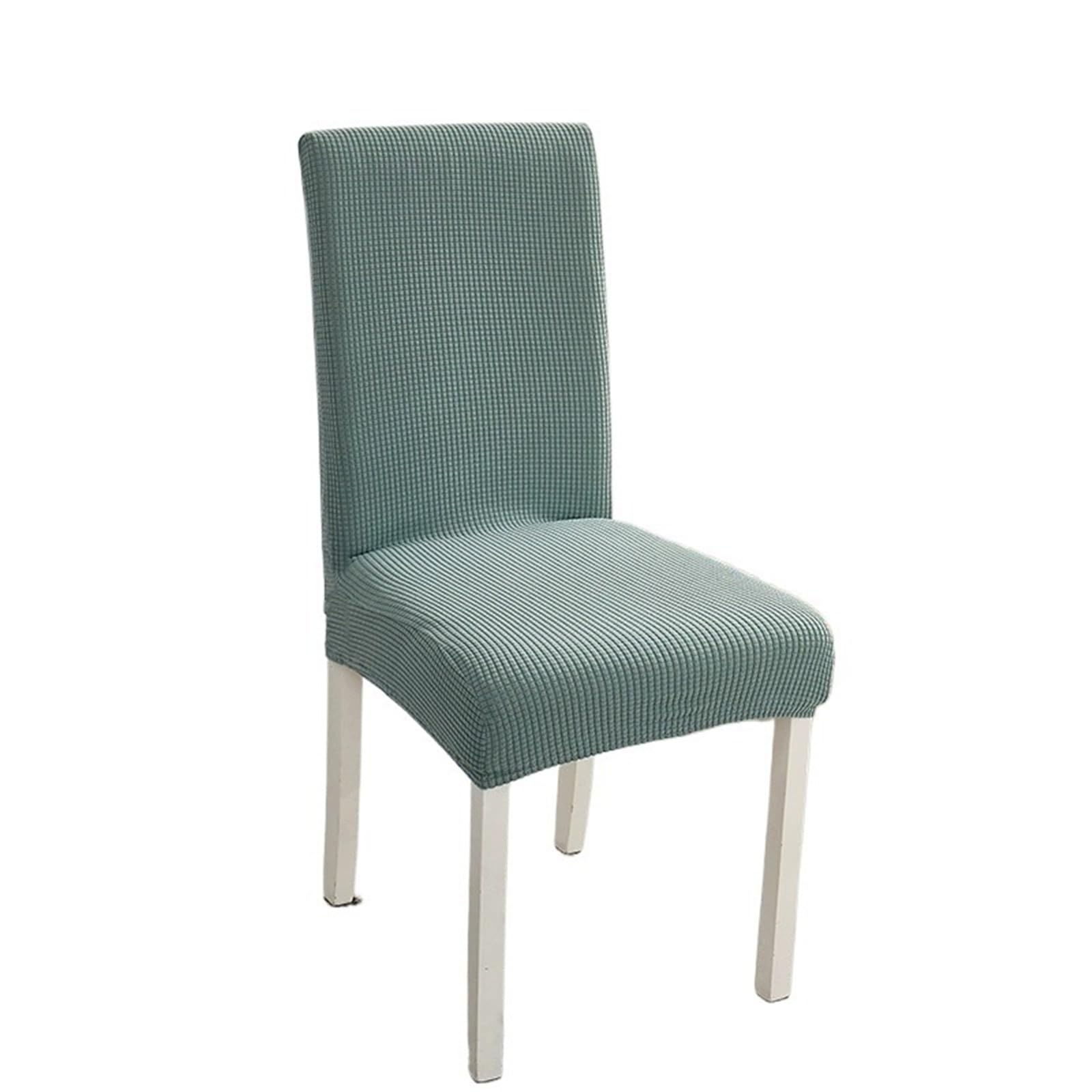 ECPGPMDLDT Chair Covers, Stretch Kitchen Dining Room Removable Washable for Banquet Hotel(A,8pcs)