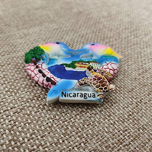 Imán Decorativo Rectangular de Delfines 3D Nicaragua miniatura 2