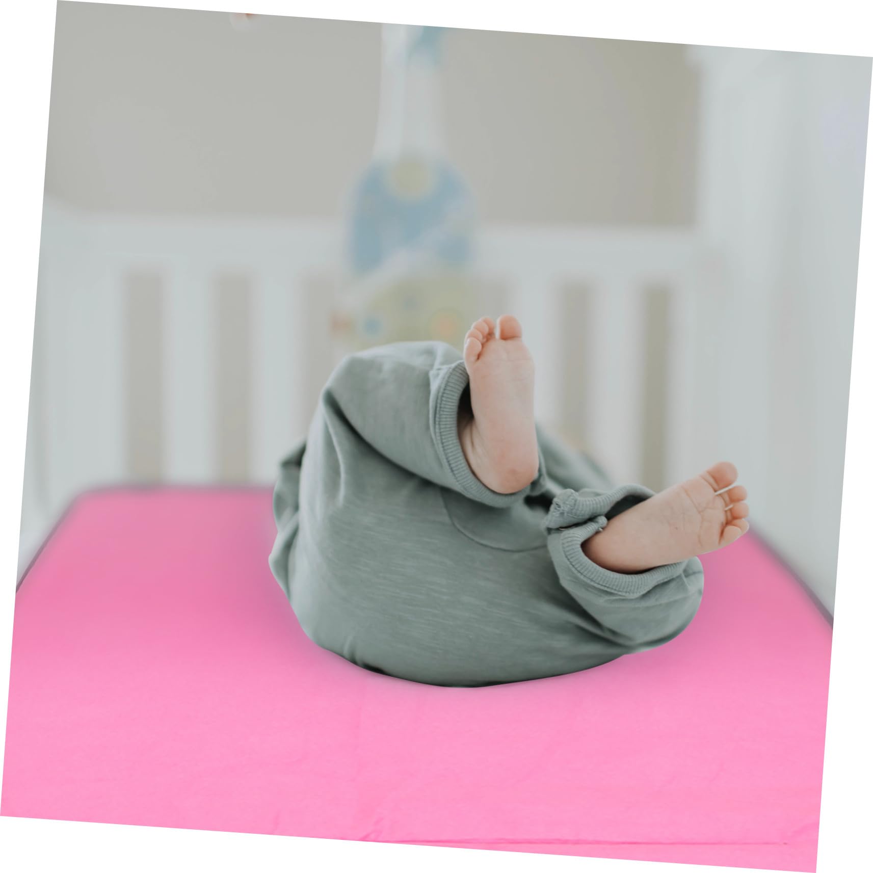 Tapis de Sieste Préscolaire Rose Portable et Confortable pour Tout-petit