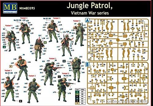 Master Box 3595 Jungle Patrol, Vietnam War Series 1/35