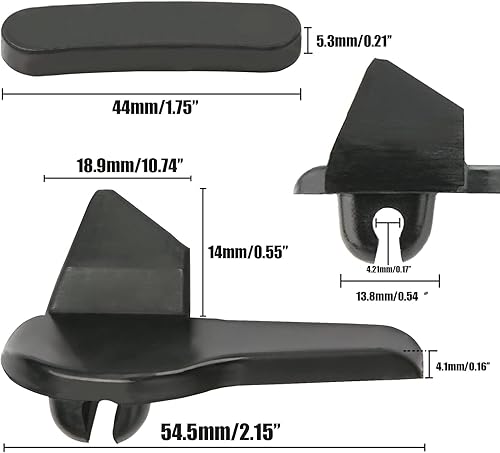 Miniatura 2 de Insertos de Duckhead de la máquina cambiadora de neumáticos, adaptadores protectores de borde de inserción de cabeza de pato de montaje Demount 6