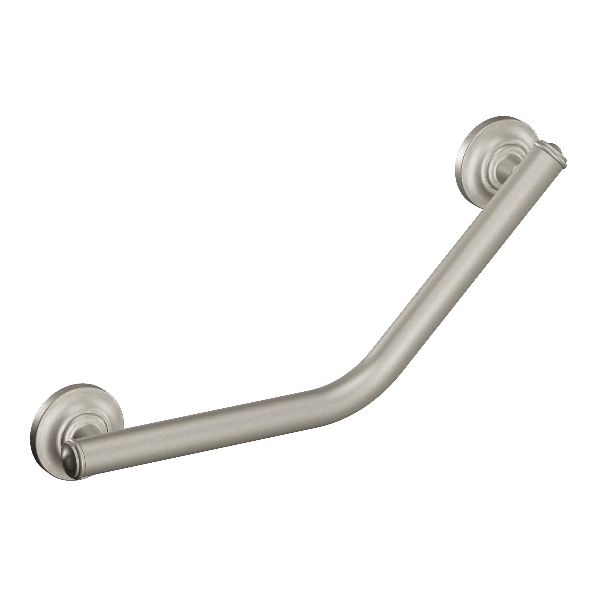 Moen Lra8716d1gbn Safety 16 Inch Stainless Steel Angled Bathroom