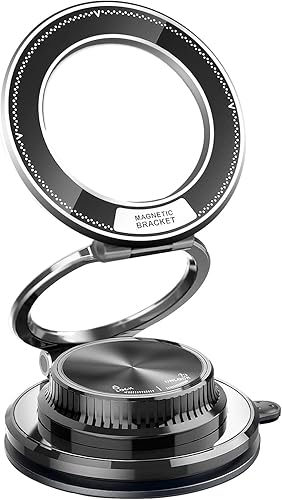 Magsafe - Soporte magnético para teléfono de coche al vacío ultra delgado para iPhone 17 16 15 Pro Max Air, soporte de teléfono compacto con