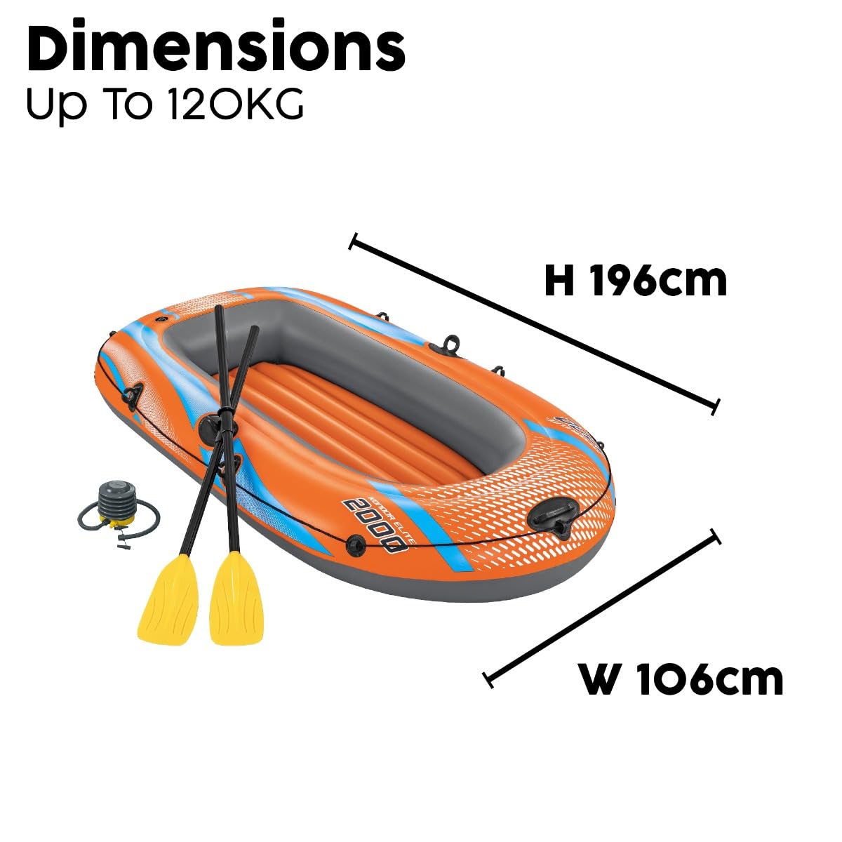Bestway 61141-6 Gommone Gonfiabile Kondor Elite
