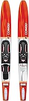 Connelly Voyage 68" Combo Waterskis - Durable Reinforced Composite, Adjustable Bindings 9-14, Stable Tracking for Beginners
