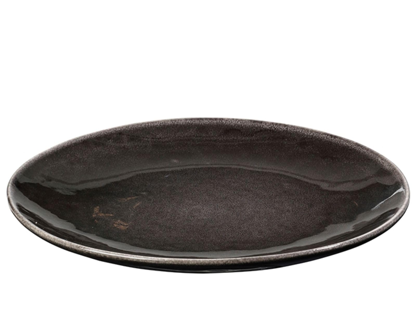 broste Copenhagen 14533111 Nordic Coal - Plato (cerámica)