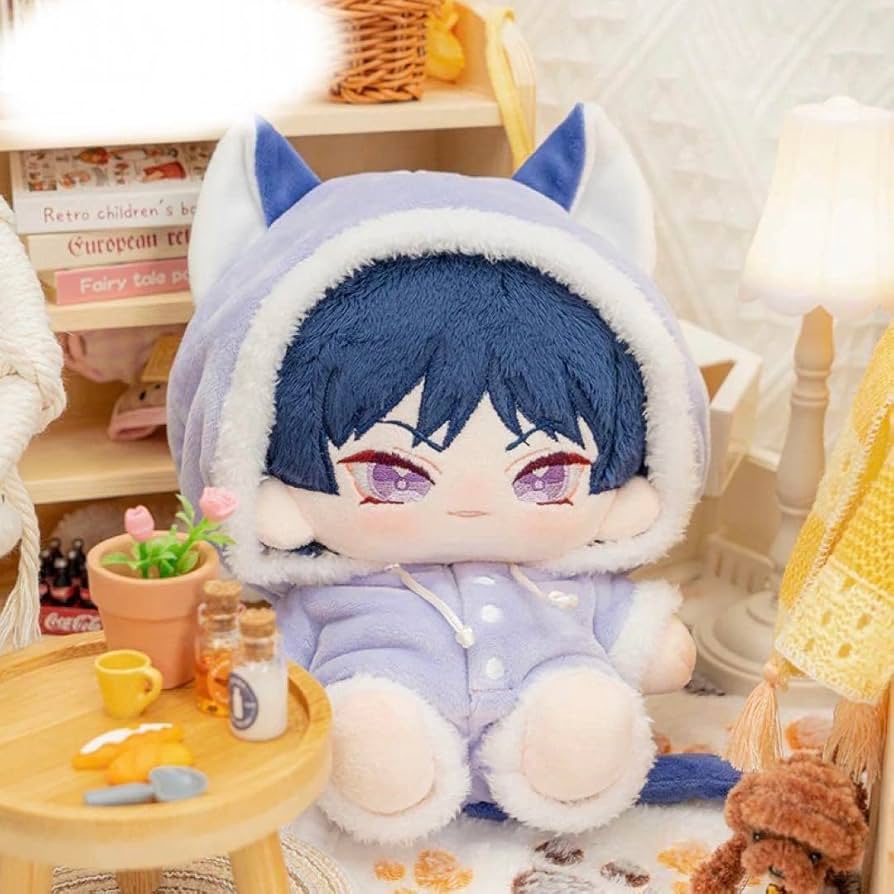 20cm ぬいぐるみ 原神　スカラマシュ 本体+尻尾+耳 バージョンさん Amazon.co.jp: 20cm ぬいぐるみ 原神 スカラマシュ 本体+尻尾+耳
