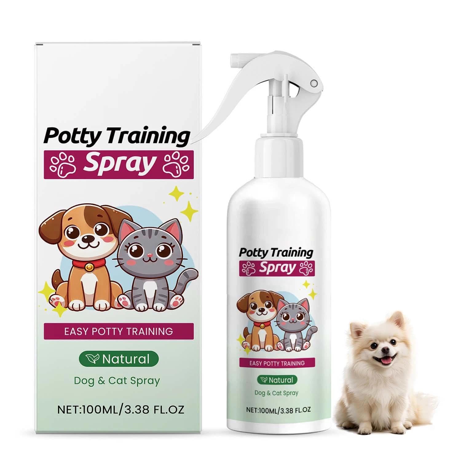 YONGRRL Pup/Py Potty Training for Dogs, 100ml Pet Toilet Attractant & Training Aid, Guides Dogs to Designated Areas, Toilet Location Helper