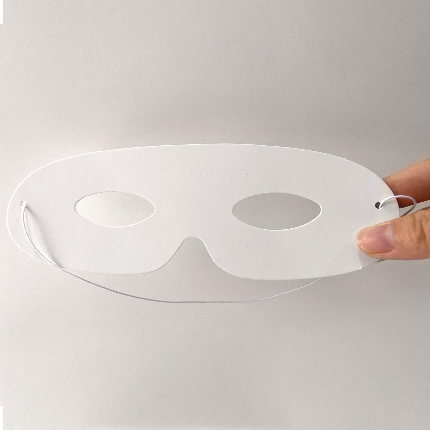 BinPhorm Die Cut Paper Masks,40 PCS Half Face Masks DIY White Blank Mask Hand Painted Craft Masks for Party Supplies - Image 3