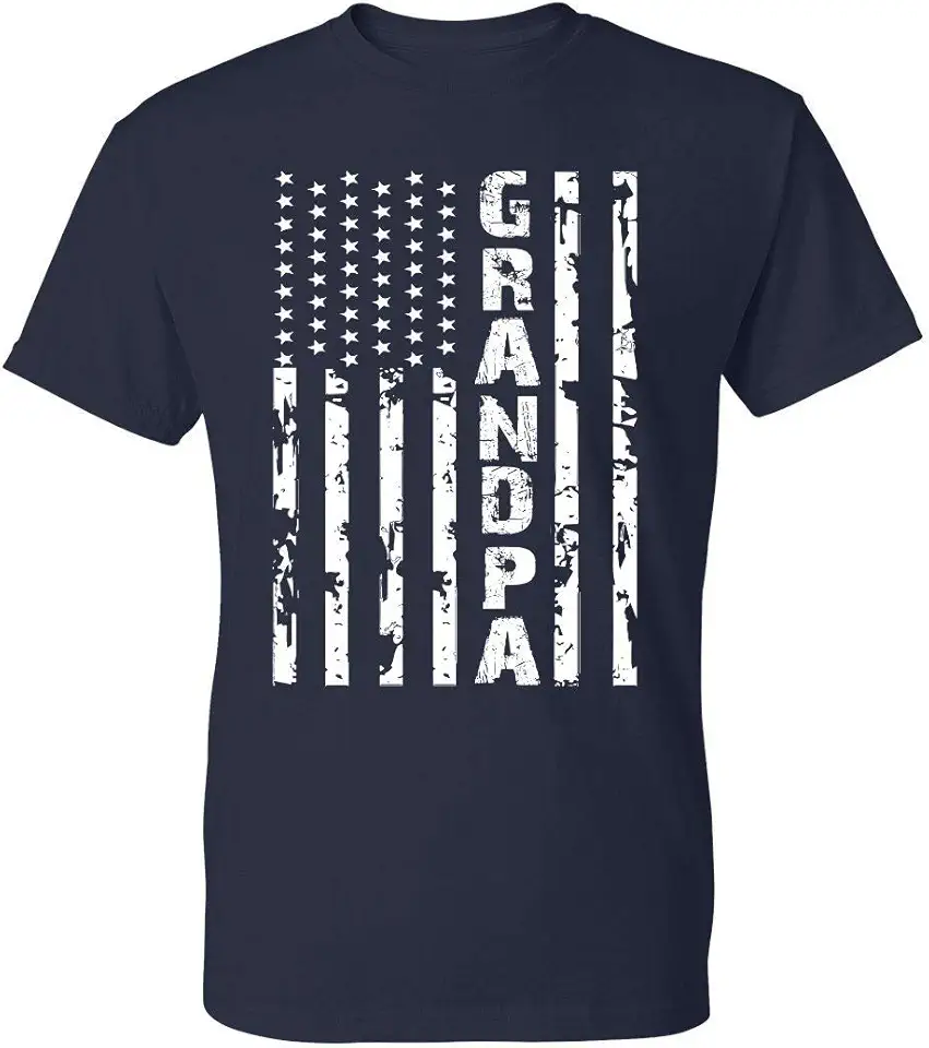 Kropsis Grandpa Vintage American Flag Men's T-Shirt