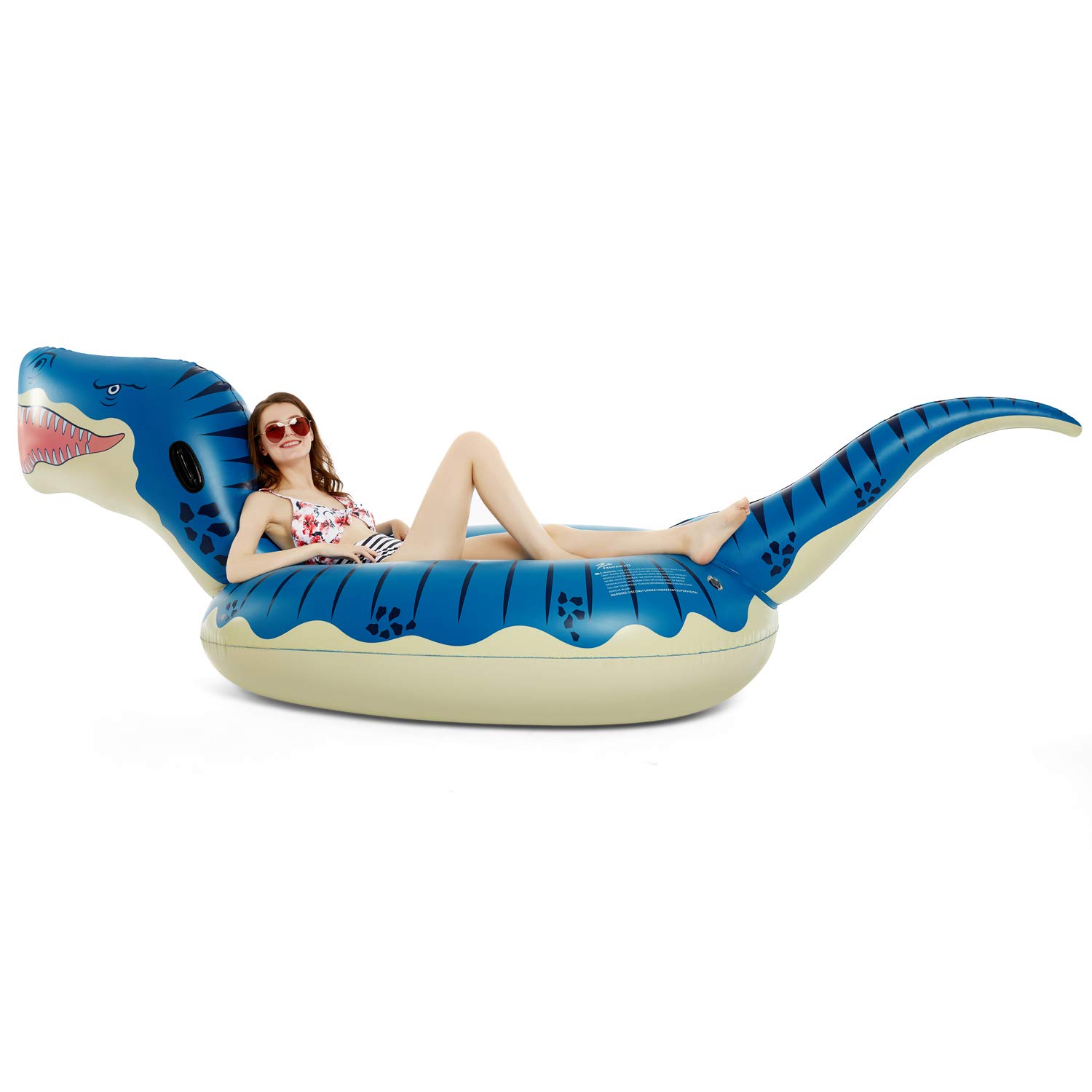 Snapklik.com : Inflatable Dinosaur Swimming Pool Float For Kids Boys ...