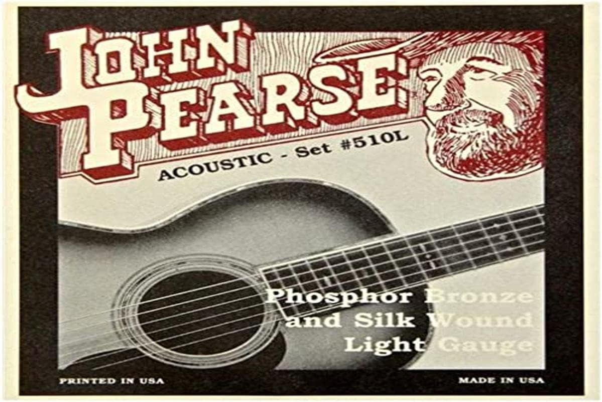 John Pearse Strings® 510L For Acoustic Guitar Phosphor