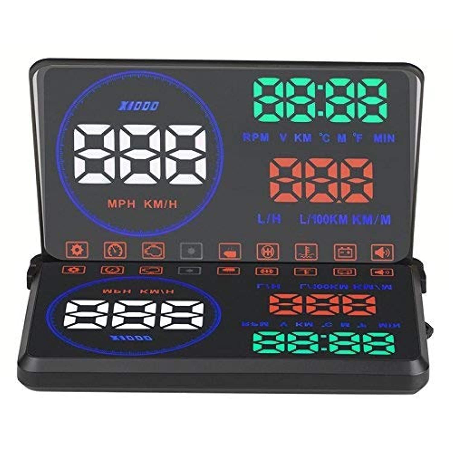 M9 new Car HUD Head Up Display OBD II System Speedometer