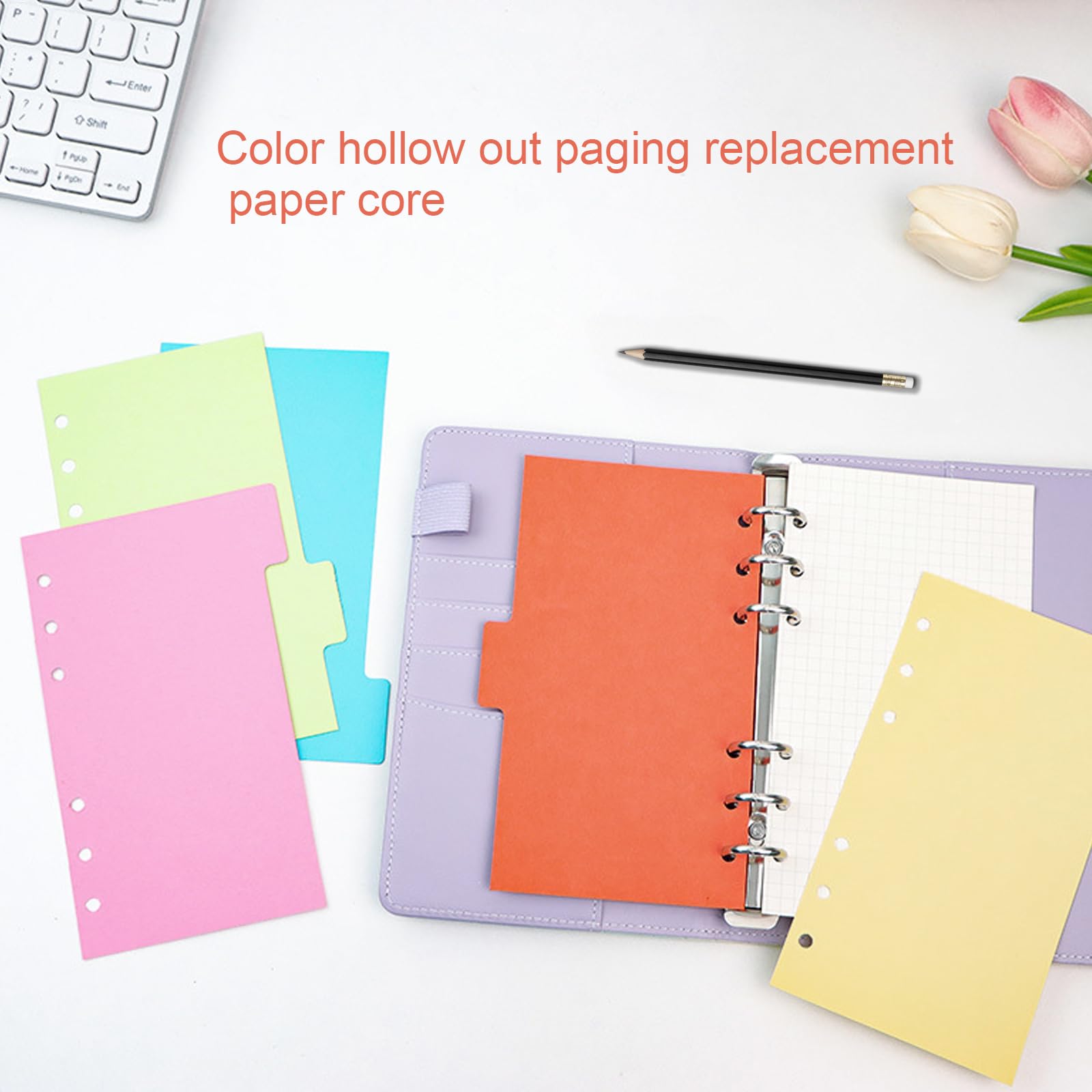 Divisori Per Raccoglitori A5 - 10 Pezzi Colorati Con Indice, Perfetti Per Quaderni Ad Anelli, Ufficio E Scuola - Foto 8
