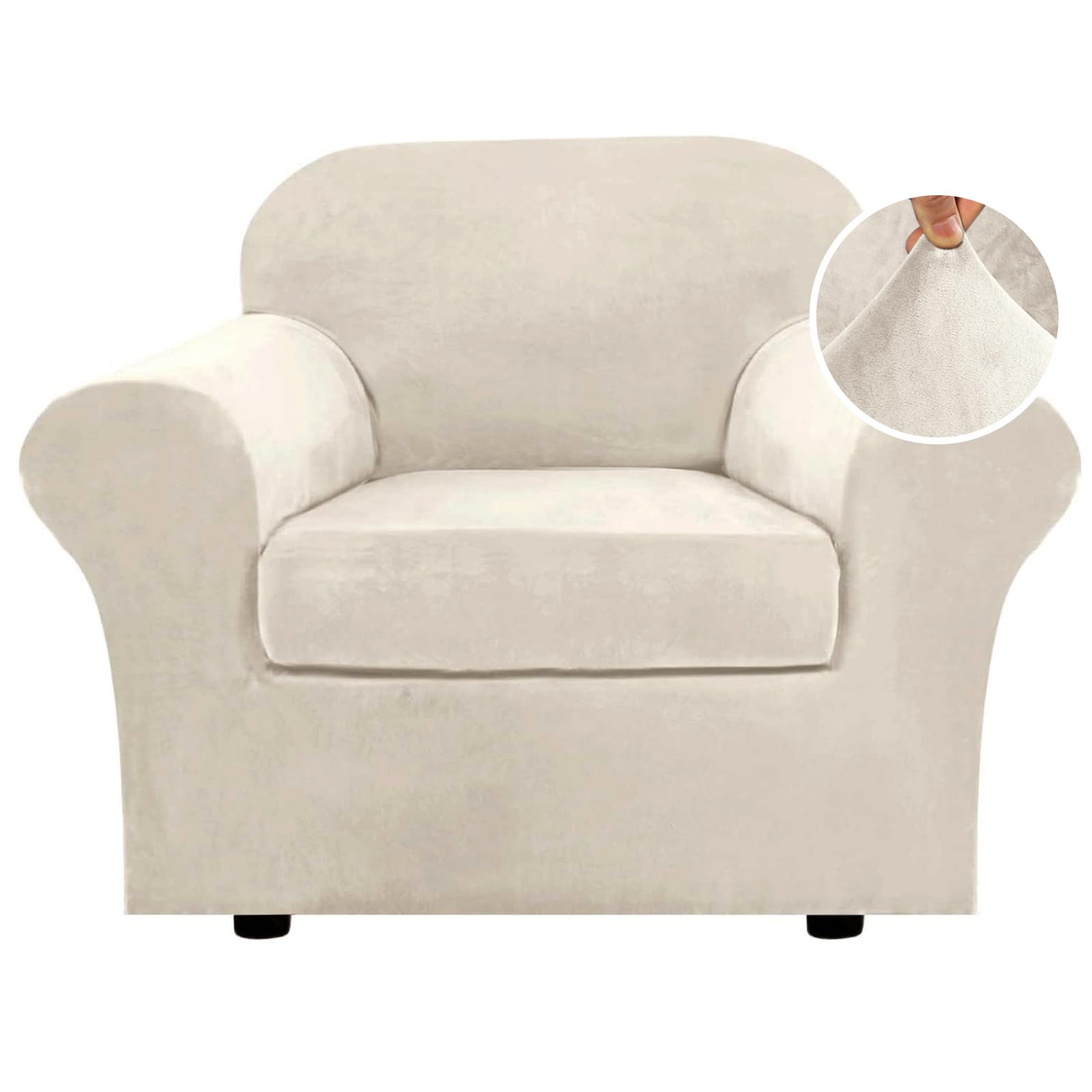 H.VERSAILTEX Velvet Chair Slipcover