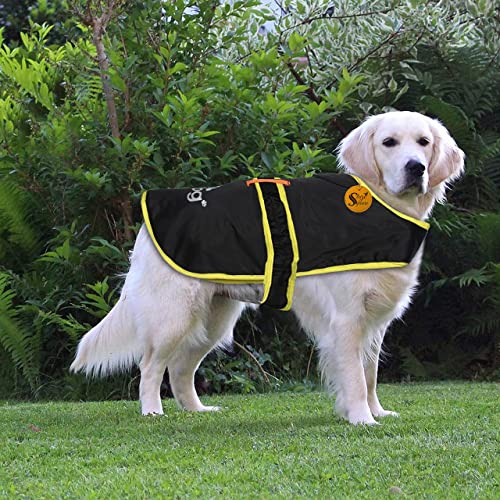 Image of Sage Square Trendy Design meets Cozy Comfort - Your Dog's Must-Have Winter Fashion Statement, Prited Stylish Dog Vest, Windproof Dog Coats (XXLarge - 30 Inches, Black Adiidog)