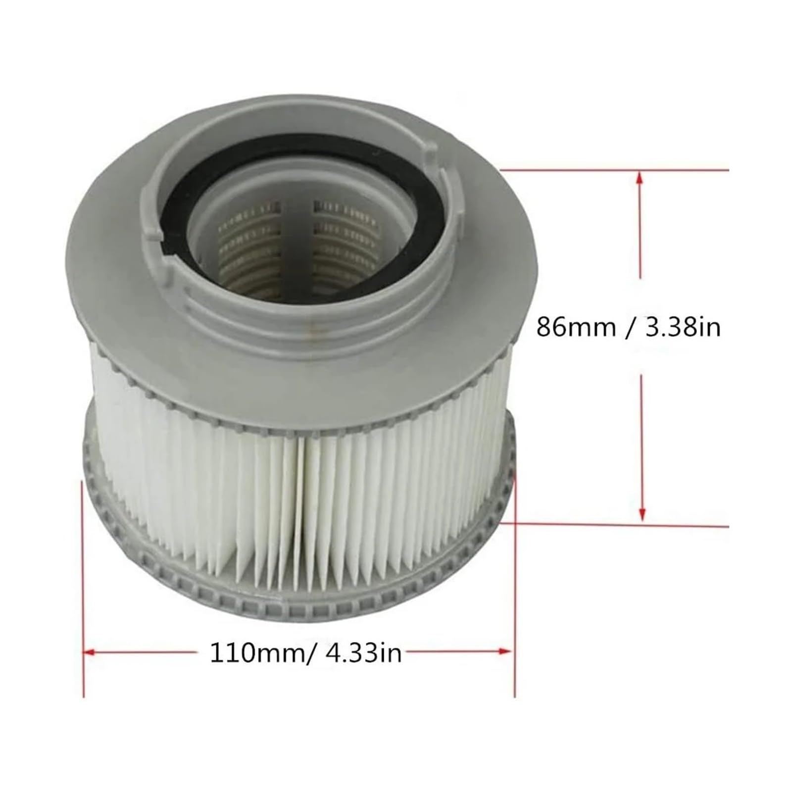 Cartuchos De Filtro De Repuesto, Compatibles Con MSPA, Jacuzzis De Burbujas, Todos Los Modelos(8pcs)