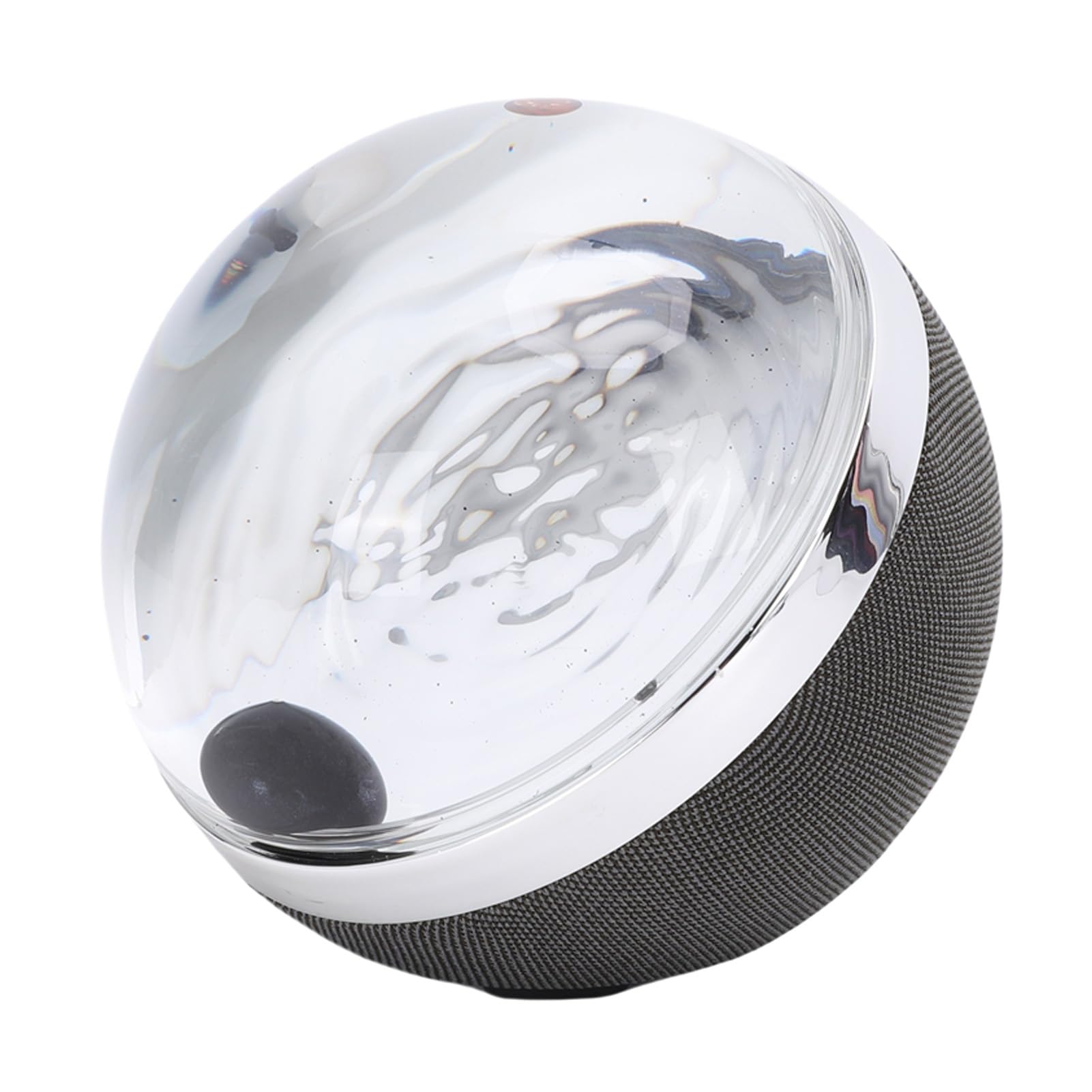 GLOGLOW Visualizzatore di Suoni Ferrofluidi Portatili con Lampada Ritmica Rilevatore di Suoni Fluidi Magnetici con Luce Notturna Calda per Ornamenti da Scrivania Decorazioni per L'home