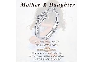 To My Daughter Rings: Love Knot Symbol of Forever Link