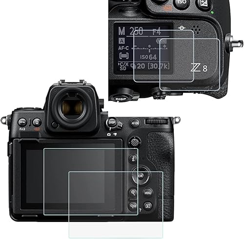 Z8 Top+Protector de pantalla LCD para cámara digital Nikon Z8 Z 8 Z8, cubierta de vidrio templado de dureza 9H ultra transparente para Nikon Z8