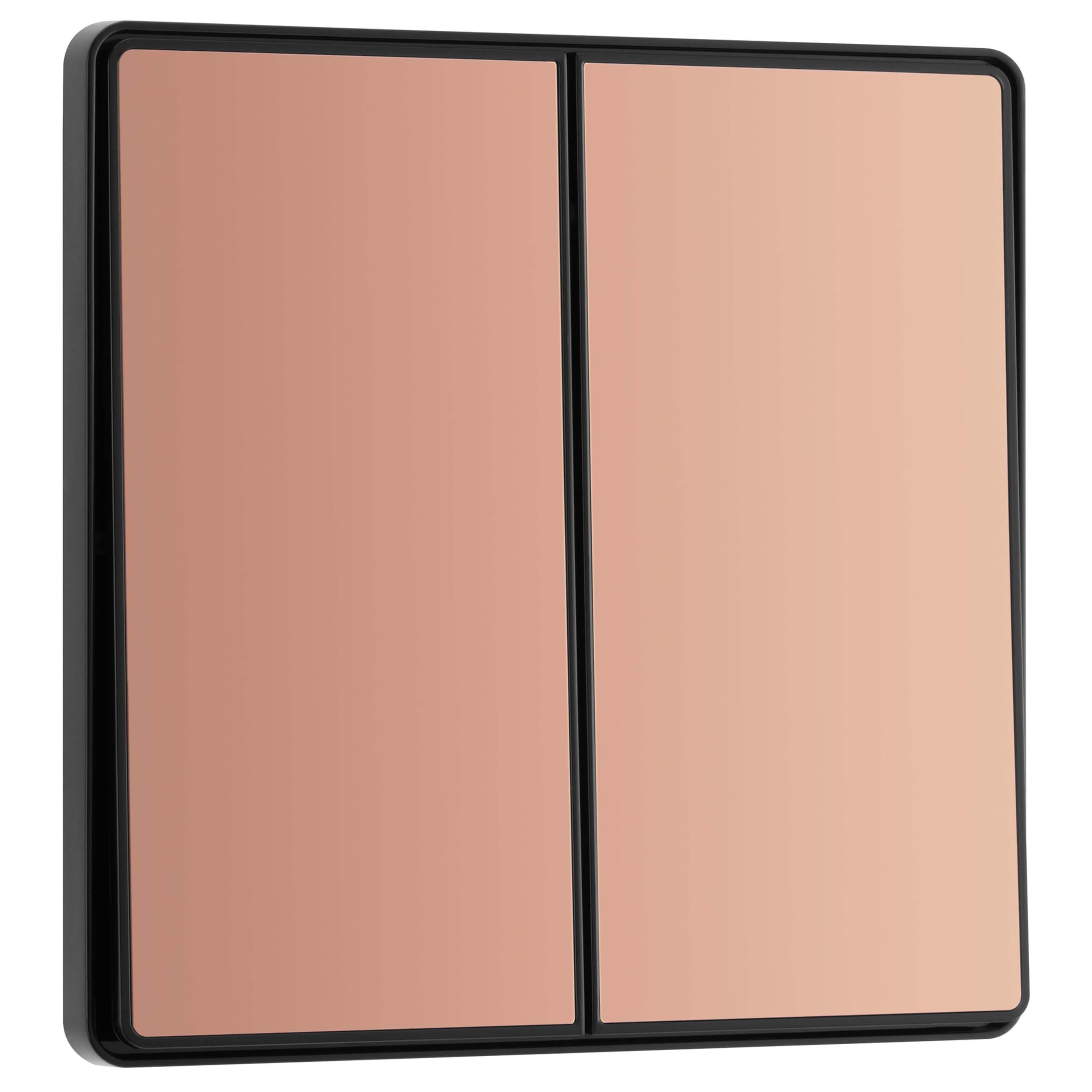 Bg Pcdcp42eb 20A 2 Way 2 Gang Light Switch Screwless Gloss Copper Effect
