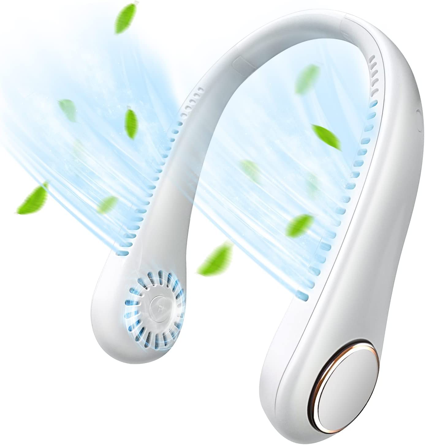 calldrishe USB Portable Neck Fan Hands Free Bladeless Neck Fan 360° Cooling Hanging Fan USB Rechargeable Personal Neck Fan USB Fan For Home Office Bedroom Travel Camping (B0C33XWG34) Amazon Price History, Amazon Price Tracker