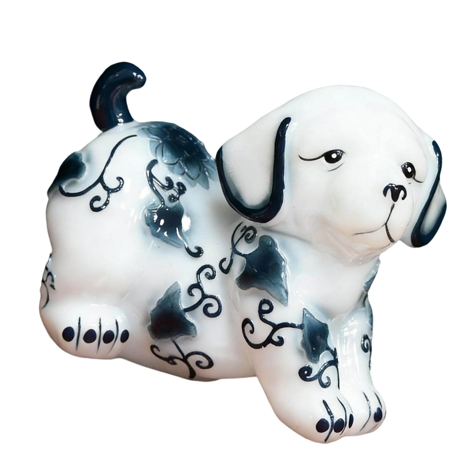 Kalttoy Lovely Kitten Dog Figure Resin Lamp Decorative Table Lamps Night Light LED Lighting Ornament Atmospheres Lights Enduring Kitten Dog Figure Resin Lamp